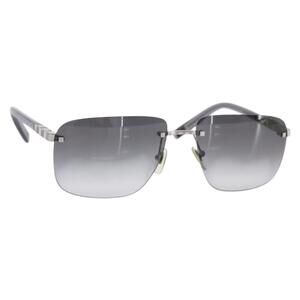 LOUIS VUITTON Sunglasses plastic Black LV Auth BA7832